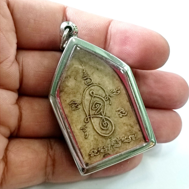 Khun Paen Umnang Amulet Pendant with Yant