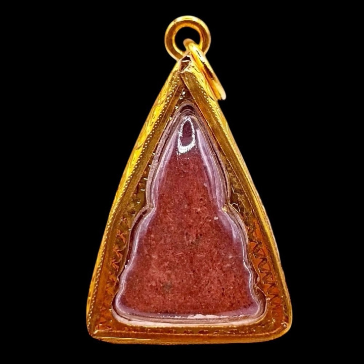 Phra Nang Phaya Buddha Amulet Gold Plated