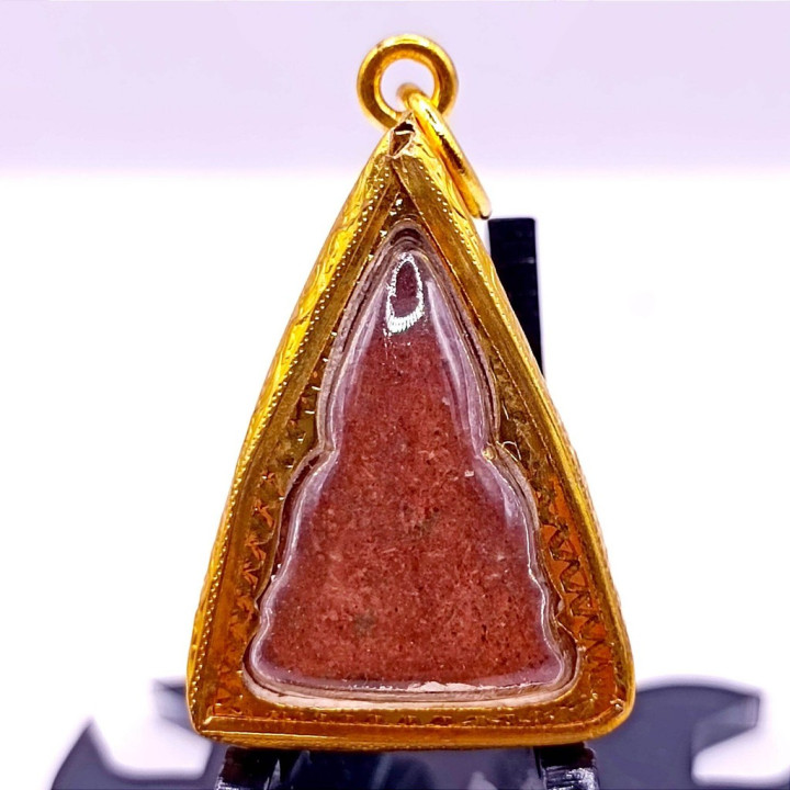 Phra Nang Phaya Buddha Amulet Gold Plated