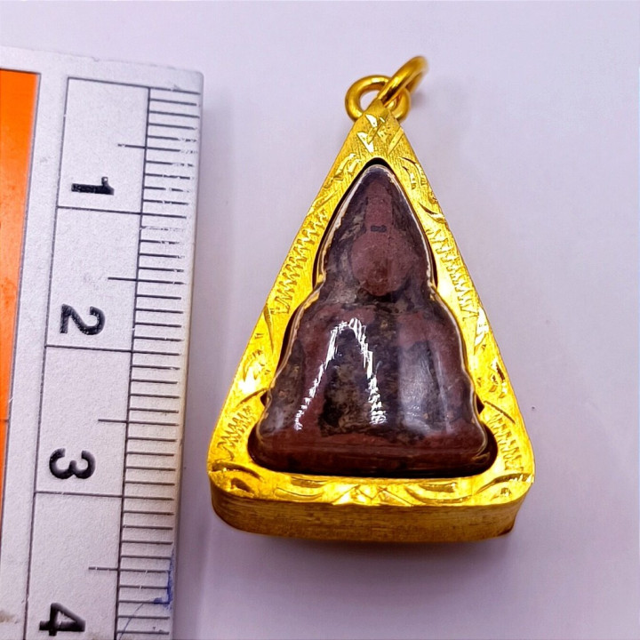 Phra Nang Phaya Buddha Amulet Gold Plated