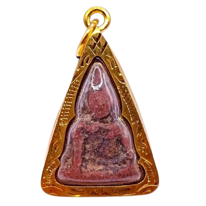 Phra Nang Phaya Buddha Amulet Gold Plated