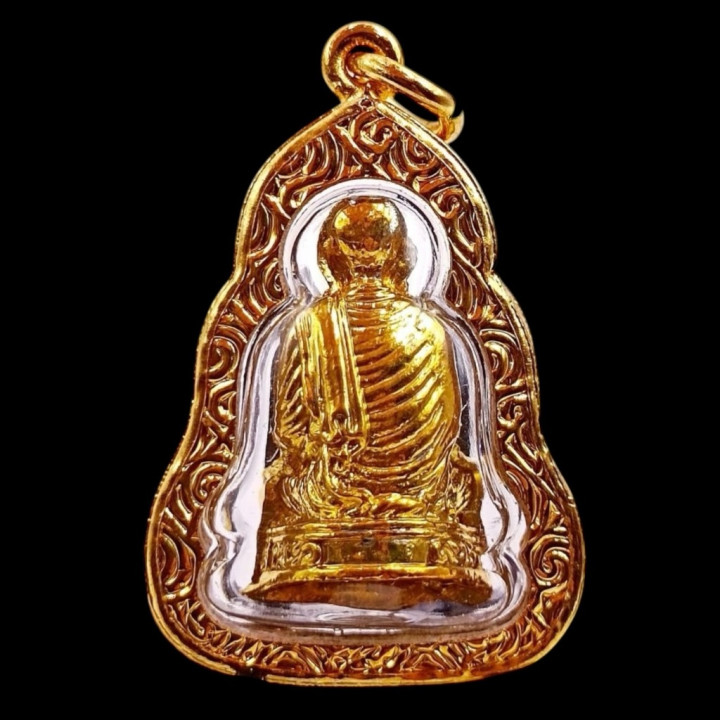 Somdej Toh Wat Rakhang Gold Plated Buddha Pendant