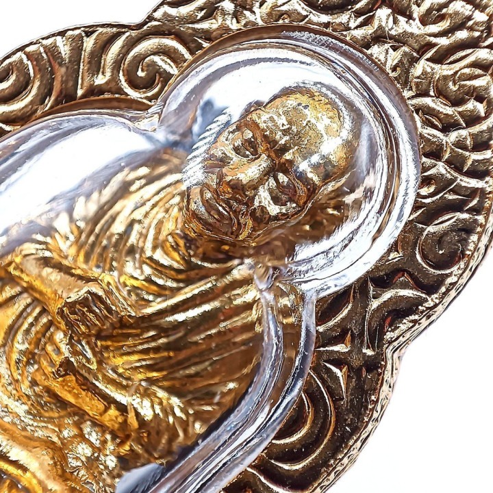 Somdej Toh Wat Rakhang Gold Plated Buddha Pendant