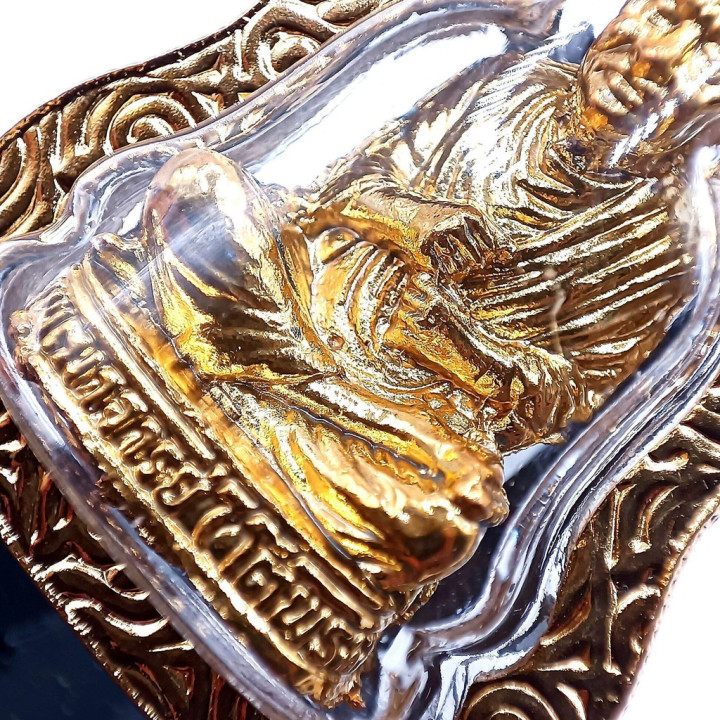 Somdej Toh Wat Rakhang Gold Plated Buddha Pendant