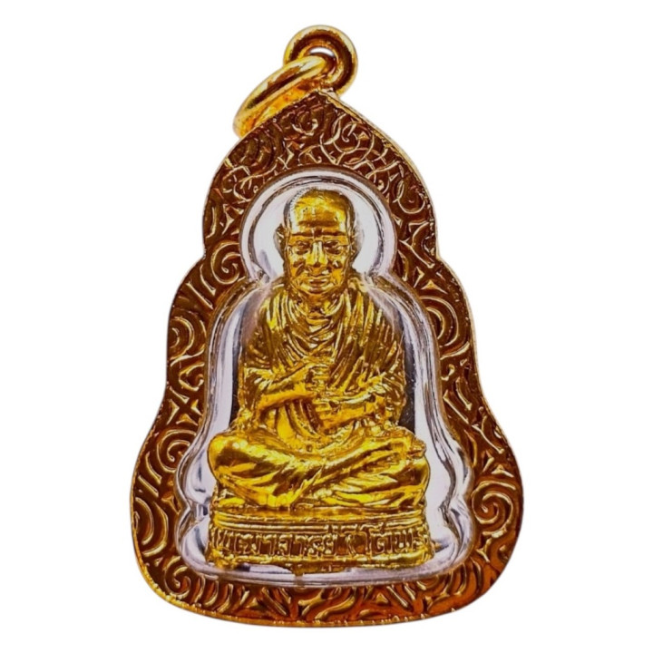 Somdej Toh Wat Rakhang Gold Plated Buddha Pendant