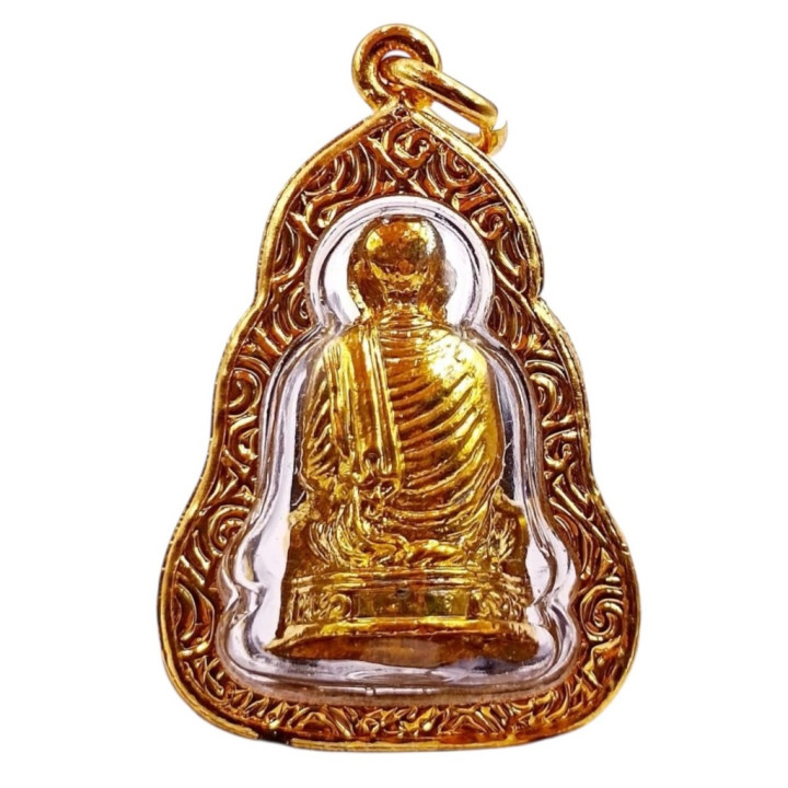 Somdej Toh Wat Rakhang Gold Plated Buddha Pendant