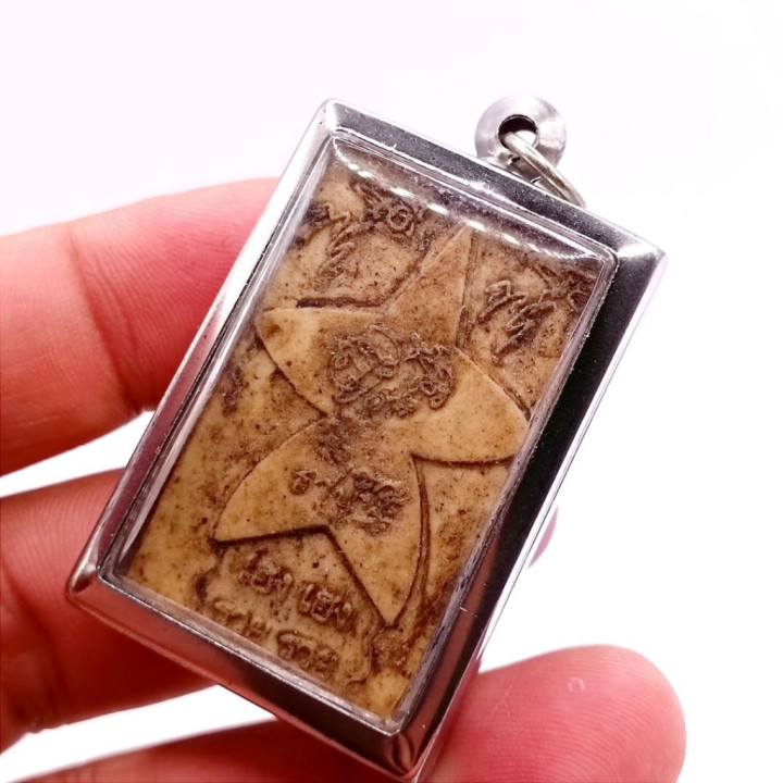 Luang Pu Suang Amulet Pendant Stainless Steel