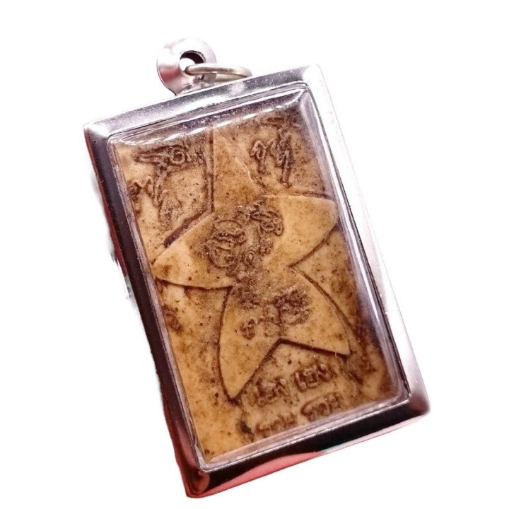 Luang Pu Suang Amulet Pendant Stainless Steel