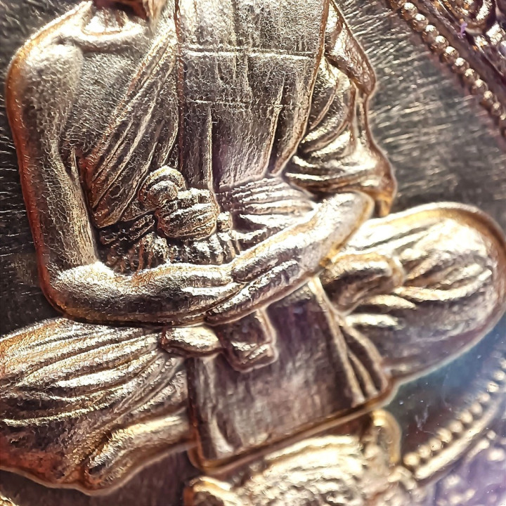 Luang Por Phat Punyakamo Amulet Gold Plated