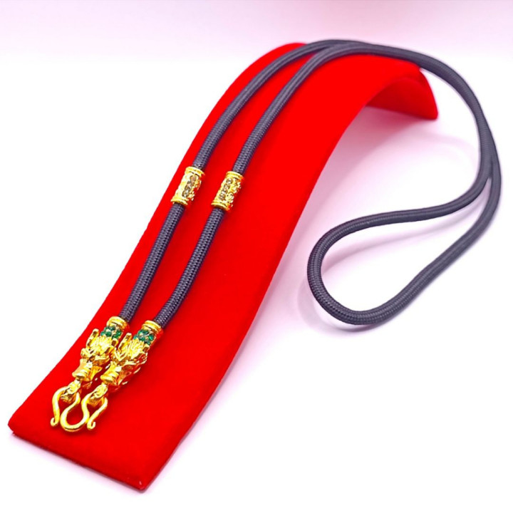 Dragon Head Rope Necklace for Amulet Pendant