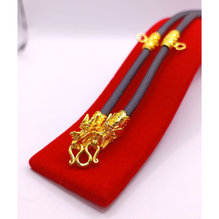 Dragon Head Rope Necklace 24 inch for Amulet