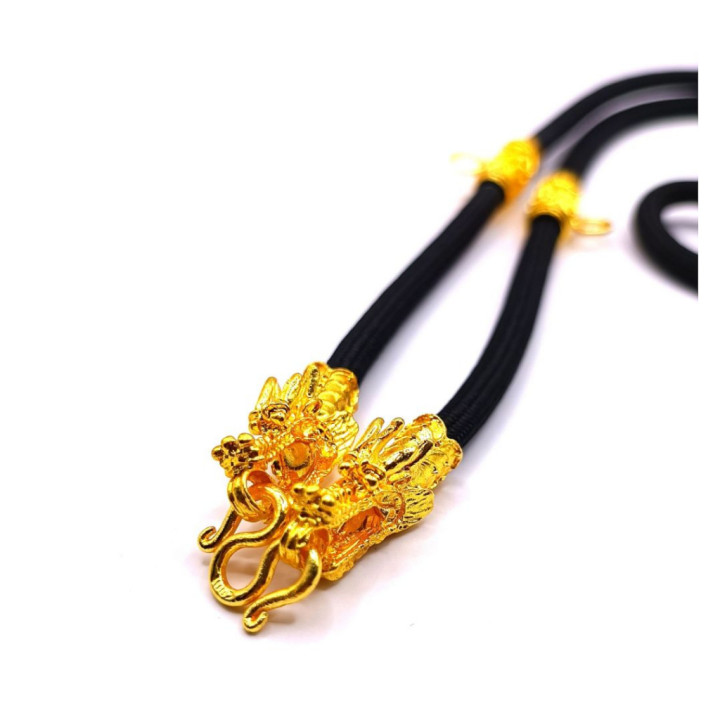 Dragon Head Rope Necklace 24 inch for Amulet