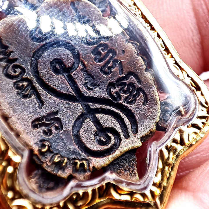 Luang Pu Liew Copper Turtle Amulet