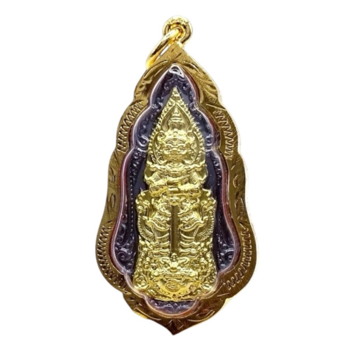 Thao Wessuwan Luang Por Phat Gold Plated Pendant