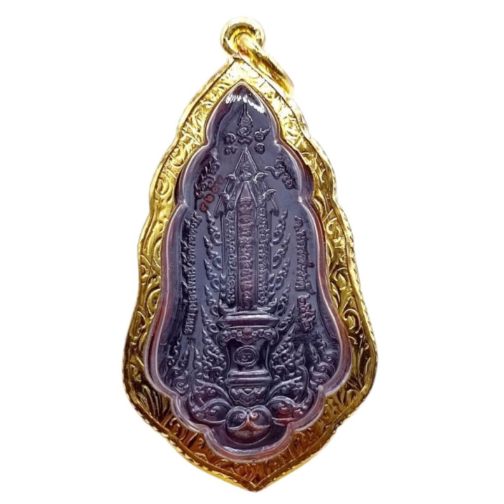 Thao Wessuwan Luang Por Phat Gold Plated Pendant