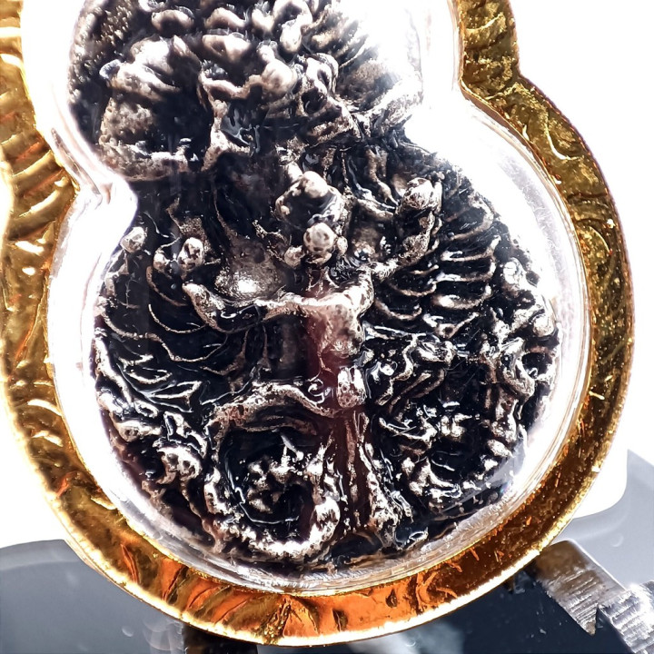 Rahu Garuda Amulet Pendant Wat Chao Am Temple