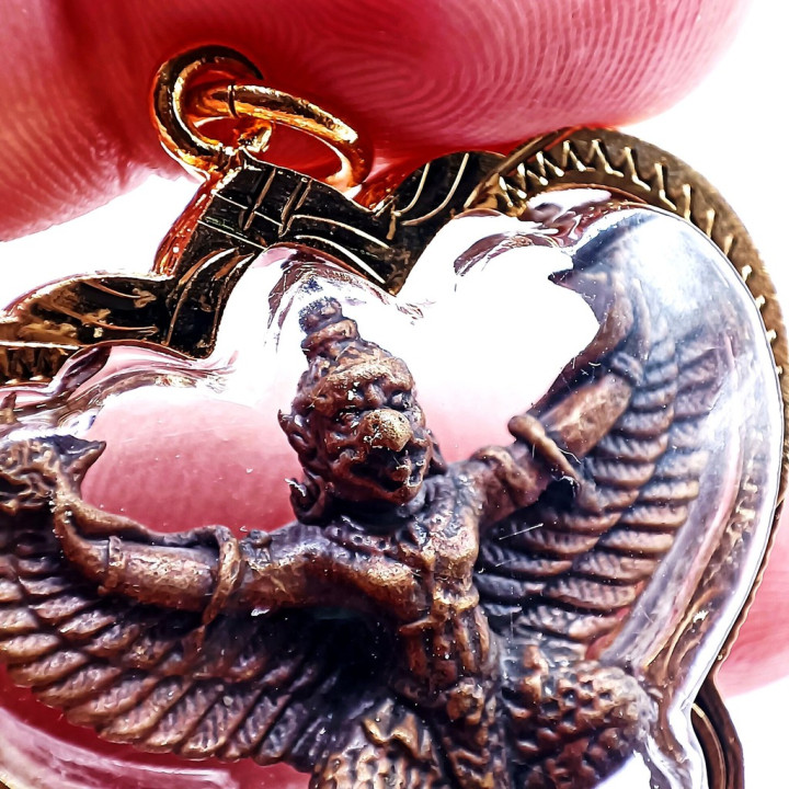 Garuda Phra Upakut Amulet LP Pakorn Wat Tham Pha Daen