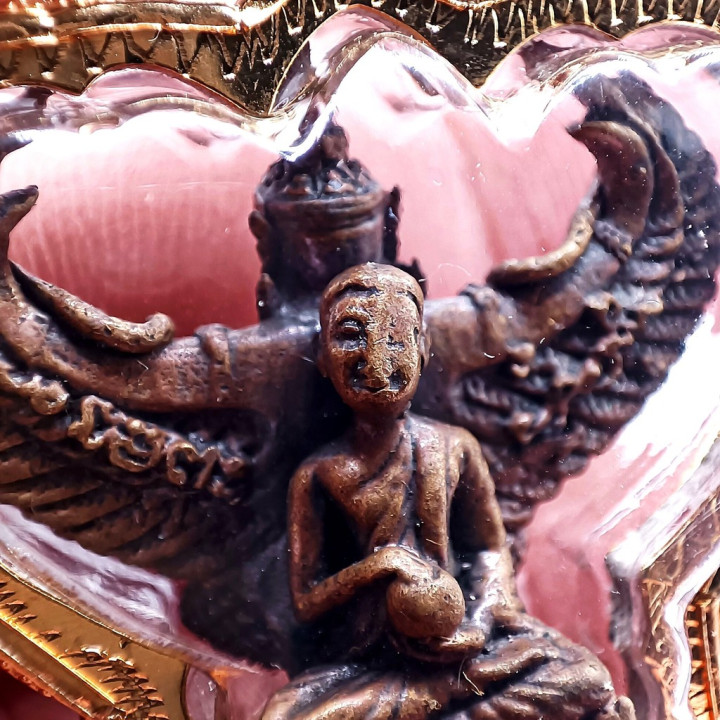 Garuda Phra Upakut Amulet LP Pakorn Wat Tham Pha Daen