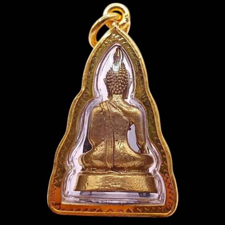 Luang Por Tan Jai Buddha Amulet Gold Plated