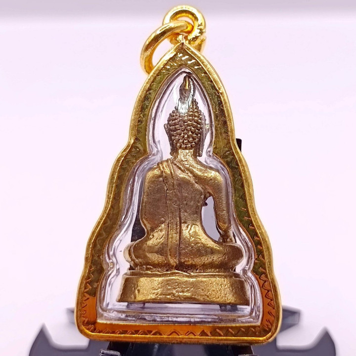 Luang Por Tan Jai Buddha Amulet Gold Plated
