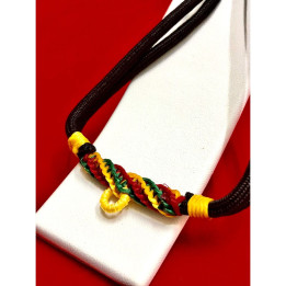 Braided Rope Amulet Necklace for Men