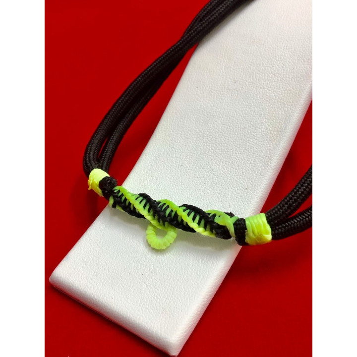 Braided Rope Amulet Necklace for Men