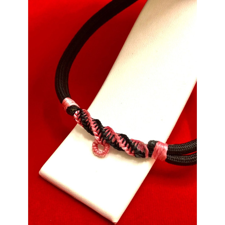 Braided Rope Amulet Necklace for Men