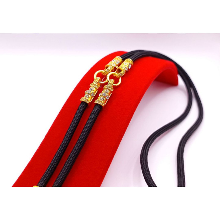 Dragon Head Amulet Necklace 24K Gold Plated