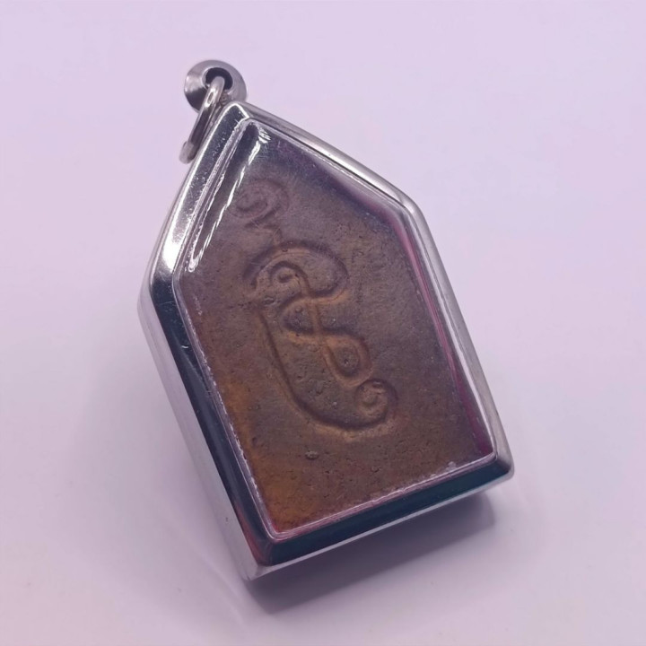 Khun Paen Buddha Amulet Stainless Steel Pendant