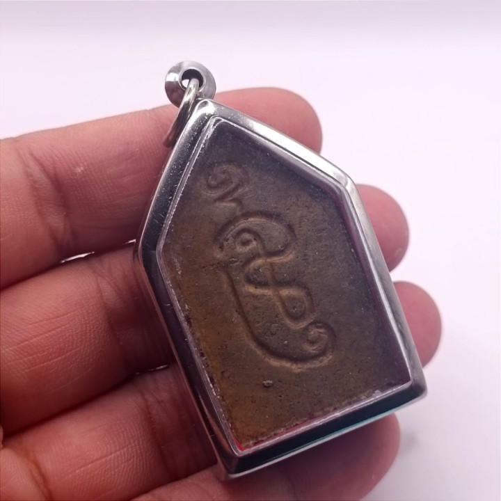 Khun Paen Buddha Amulet Stainless Steel Pendant