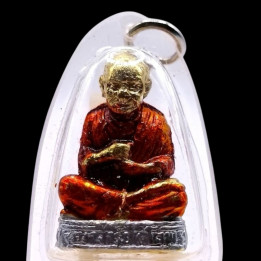 Somdej Toh Wat Rakhang Metal Enamel Pendant