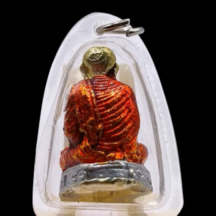 Somdej Toh Wat Rakhang Metal Enamel Pendant