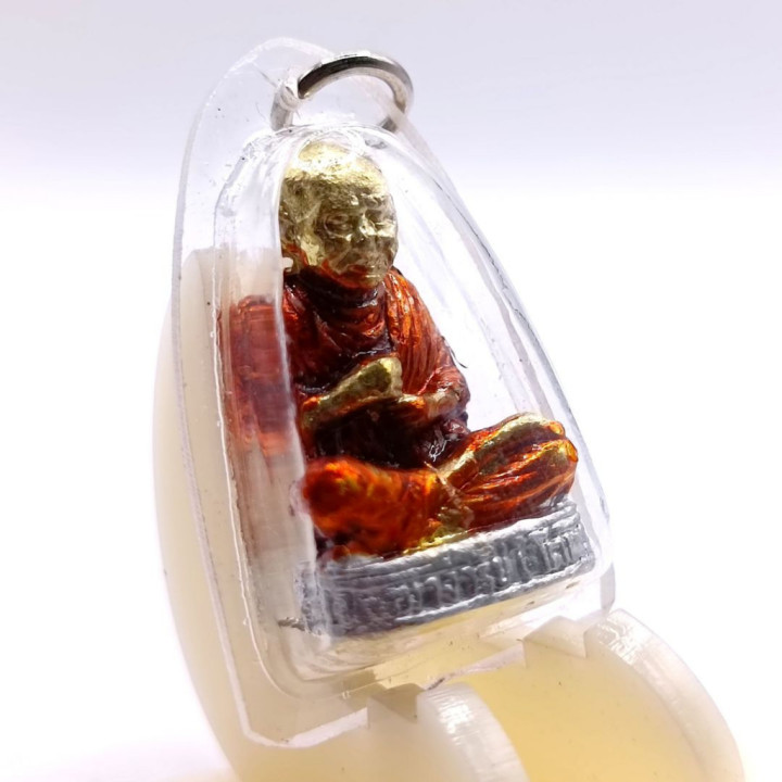 Somdej Toh Wat Rakhang Metal Enamel Pendant