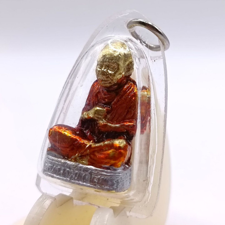 Somdej Toh Wat Rakhang Metal Enamel Pendant