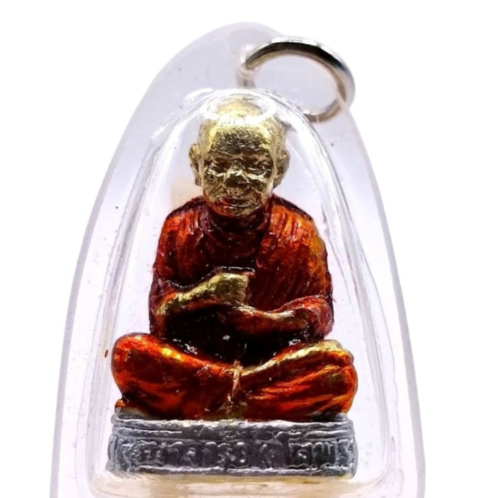 Somdej Toh Wat Rakhang Metal Enamel Pendant