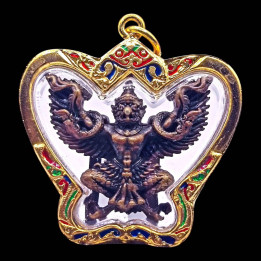 Garuda Naga Amulet by Phra Khiao Wat Huay Ngo