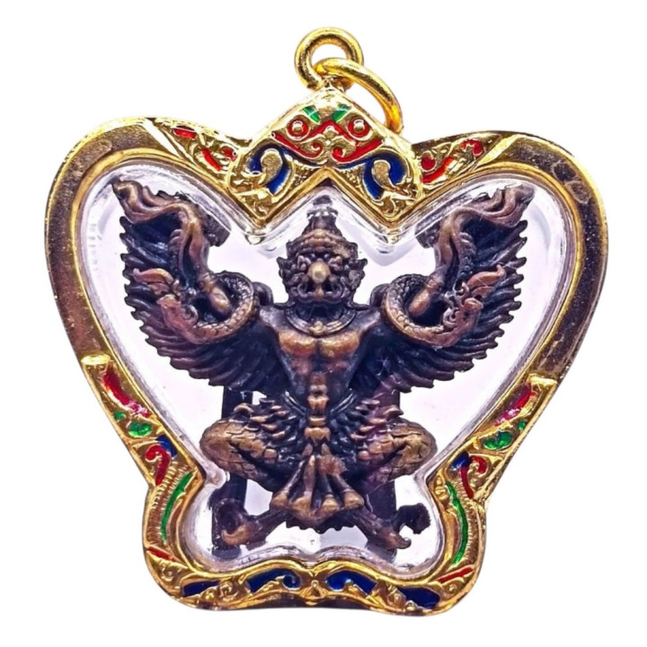 Garuda Naga Amulet by Phra Khiao Wat Huay Ngo
