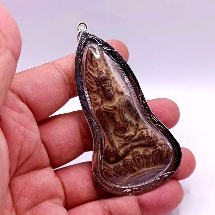Phra Khon Samo Buddha Pendant Maravijaya Style