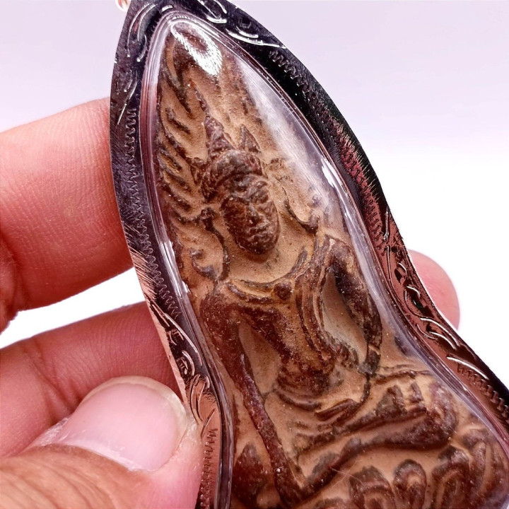 Phra Khon Samo Buddha Pendant Maravijaya Style