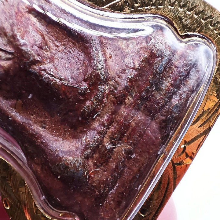 Phra Mahesuan Amulet Red Rust Tin Alloy