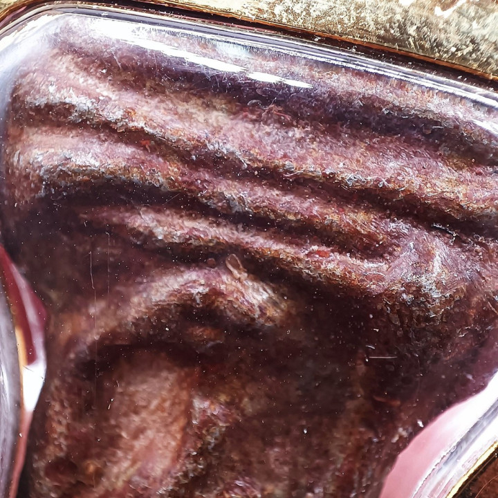 Phra Mahesuan Amulet Red Rust Tin Alloy