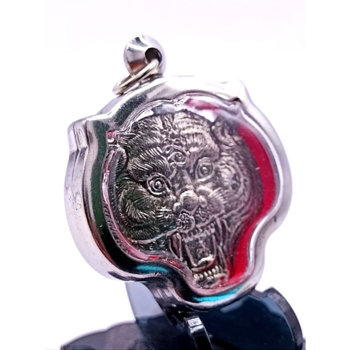 Luang Por Pern Tiger Face Amulet Pendant
