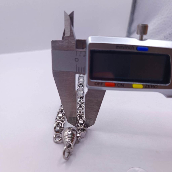 Stainless Steel 5-Amulet Necklace for Men