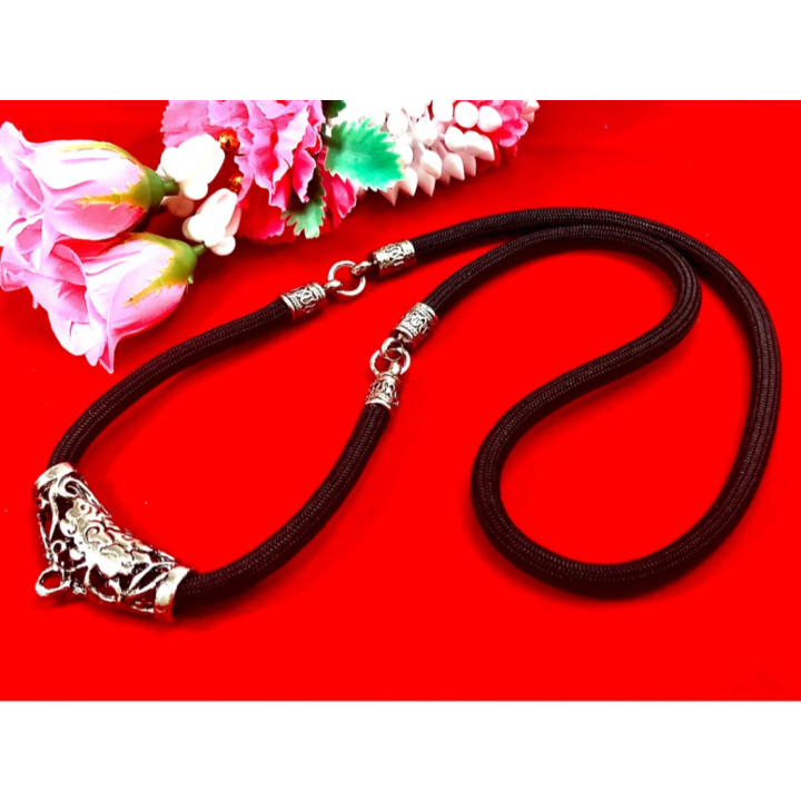 Stainless Steel Amulet Necklace 24 inch