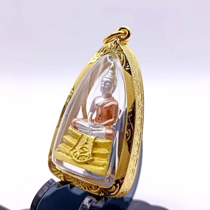 Luang Por Sothorn Buddha Amulet 3K Plated