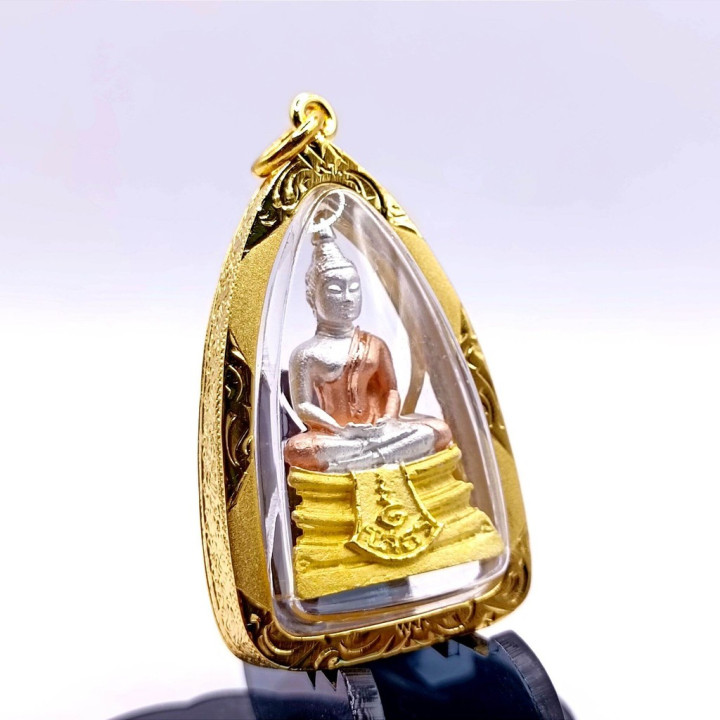 Luang Por Sothorn Buddha Amulet 3K Plated