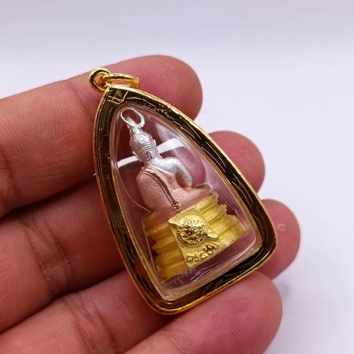 Luang Por Sothorn Buddha Amulet 3K Plated