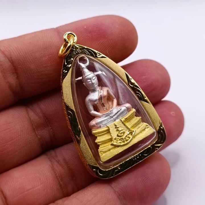 Luang Por Sothorn Buddha Amulet 3K Plated