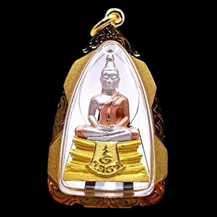 Luang Por Sothorn Buddha Amulet 3K Plated