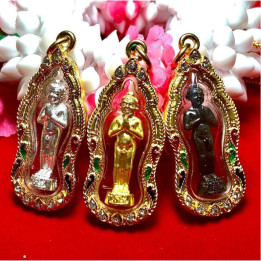 Kuman Thong Ai Khai Wat Chedi Amulet Pendant